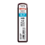 Rotring tikky recharge mines pour porte - mines 07mm - hb tui de 12 mines