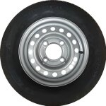 Roue remorque 155 / 80x13 - 4 trous entraxe 130 mm - d�port 20