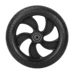 Roue arrire pour trottinette lectrique - joyfan - pneu solide - blanc et noir