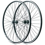 Roue avant vtt double paroi noir - rodi - blocage mtb 36t - axe 100mm