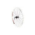 Roue avant vtt free - ride disc blanc - rodi - moyeu roulement annulaire - axe 100 mm