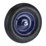 Relaxdays roue de brouette avec axe 4. 80 4. 00 - 8 pneumatique jante acier rechange charge max. 120 ...