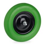 Relaxdays roue de brouette 4. 80 4. 00 - 8 caoutchouc jante en acier avec axe rechange increvable choix ...