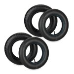 Relaxdays roue brouette avec chambre  air lot de 2 pneus rechange 3. 50 - 8 pouces pneumatiques jusqu? ...