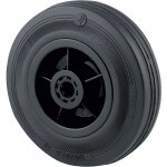 Roue de manutention - tente - caoutchouc noir - � 160 mm - charge 135 kg - polypropyl�ne