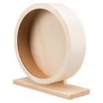 Roue dexercice - trixie - modle en bois / lige - taille unique - silencieuse - douce pour les pattes ...