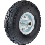 Roue gonflable - werka pro - 260x85mm - axe dport - gris galva
