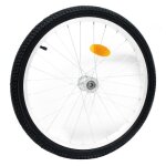 Wiltec roue de secours pour remorque vélo chien etrto 47 - 406 / taille Wiltec roue de secours pour remorque vélo chien etrto 47 - 406 / taille
