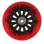 Roue de trottinette slamm nylon core 110mm - rouge - mixte - enfant - abec 9