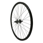 Roue de vlo route fixie arrire double filetage avec pignon p2r 16 t - noir - 700 mm