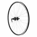 Roue de vlo vtc arrire m240 aluminium moyeueu pour disc 6 trous pour cassette velox disc - v - b shimano ...