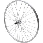 Roue vtc - city 700x28 - 35 arriere alu moy alu axe plein rl 7 - 6v. (vendu sans ecrou 10x100)