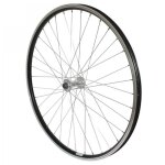 Roue vtt 26 p2r avant alu noir double paroi moy alu blocage Roue vtt 26 p2r avant alu noir double paroi moy alu blocage