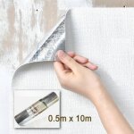 Un rouleau de 10m papier peint autocollant 3d rsistant  leau en pvc 50cm x 1000 cm revetement mural ...
