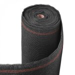 Rouleau de brise vue occultant pour jardin - 180 x 10 m - gris - linxor