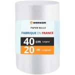 Rouleaux papier bulle 40 cm x 20 m film bulles protge emballage papier bulles pais et rsistant