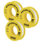 Rouleau de teflon etanchit - longueur 12 mtres - largeur 12 millimtres noyon & thiebault