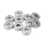 Roulements a billes en acier a rainure profonde miniature 608 zz 8 x 22 x 7 mm 10 pieces par un paquet ...