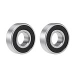 Roulement de roue x autohaux 6202 - 2rs roulement billes gorge profonde 15mmx35mmx11mm chrome 2pcs