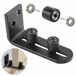 Roulette de guidage de porte de grange coulissante rglable avec roulement  billes pour le bas