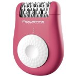 �pilateur �lectrique - rowenta - easy touch - rose - blanc - 2 vitesses - �pilation douce