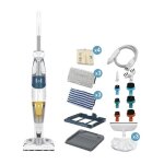Rowenta ry8561wh clean&steam multi nettoyeur vapeur 2 en 1 nettoie aspire tous types de sols et surfaces ...