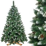 Sapin de no�l artificiel - royal trees - 220 cm - pvc - neige artificielle - classique