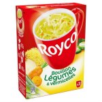 Royco - minute soup bouillon de légumes et vermicelles 60g - lot de 4 Royco - minute soup bouillon de légumes et vermicelles 60g - lot de 4