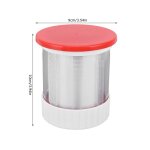 Rpe  fromage - mxzzand - rpe en plastique et acier inoxydable - rouge et blanc - 210g - multifonctionnelle ...