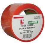 Ruban adhésif pvc orange 75 mm x 33 m - barnier - 115483 Ruban adhésif pvc orange 75 mm x 33 m - barnier - 115483