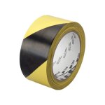 Ruban adhsif - scotch - 767i - pvc souple - noir / jaune - 508 mm x 33 m