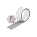 Ruban adh�sif pour r�paration de moustiquaires en fibre de verre - folaya - 5 cm x 200 cm - gris