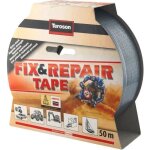 Ruban adhsif en toile amricaine topcar - noir - 50mmx50m