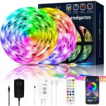 Ruban led 20m bande led multicolore bandeau led avec bluetooth t�l�commande 20 couleurs et 8 modes pour ...