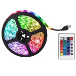 Ruban led 5m rvb - 16 couleurs lumières + 4 mode + télécommande ir 24 touches Ruban led 5m rvb - 16 couleurs lumières + 4 mode + télécommande ir 24 touches