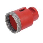 Tr�pan diamant coupe � sec rubi - � 28 mm