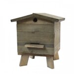 Ruche rustique 37 cm en bois 5 cadres