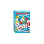 Rummi junior version fr - 40 tuiles avec chiffres - edition voyage travel - jeu societe educatif 4 ans ...