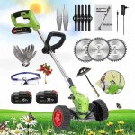 D�broussailleuse �lectrique - rumocovo - er15 - 2pcs - batterie sans fil - coupe bordure motoris�