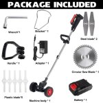 Tondeuse � gazon �lectrique sans fil - rumocovo - electric lawn mower - poign�e t�lescopique - 1800w ...