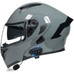 Rumocovo casque modulable moto bluetooth intgral casque avec haut - parleur intgr double visirecasque ...