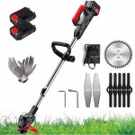 Rumocovo dbroussailleuse tondeuse  fil sans fil avec 2 batterie coupe - herbe sans fil outillage de ...