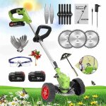Rumocovo dbroussailleuse tondeuse  fil sans fil batterie (36v - 6. 0ah) pour tondre les pelouses arbustes ...