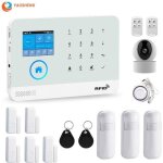 Rumocovo® wifi gsm système de sécurité dalarme maison intelligente app contrôle avec caméra ip alarmes ... Rumocovo® wifi gsm système de sécurité dalarme maison intelligente app contrôle avec caméra ip alarmes ...