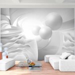Runa art papier peint intiss tapisserie sphre 3d 396x280 cm (111 m2) - 9 bandes faciles  coller 9226012c ...