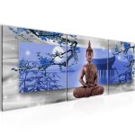 Runa art tableau décoration murale bouddha feng shui 120x40 cm - 3 panneaux deco toile prêt à accrocher ... Runa art tableau décoration murale bouddha feng shui 120x40 cm - 3 panneaux deco toile prêt à accrocher ...