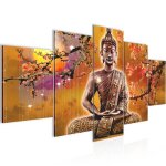 Runa art tableau décoration murale bouddha feng shui 200x100 cm - 5 panneaux deco toile prêt à accrocher ... Runa art tableau décoration murale bouddha feng shui 200x100 cm - 5 panneaux deco toile prêt à accrocher ...