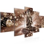 Runa art tableau décoration murale bouddha feng shui 200x100 cm - 5 panneaux deco toile prêt à accrocher ... Runa art tableau décoration murale bouddha feng shui 200x100 cm - 5 panneaux deco toile prêt à accrocher ...