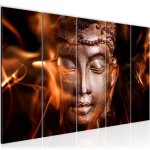 Runa art tableau d�coration murale bouddha feng shui 200x80 cm - 5 panneaux deco toile pr�t � accrocher ...