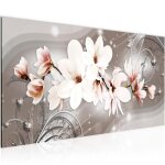 Runa art tableau d�coration murale fleurs 100x40 cm - 1 panneau deco toile pr�t � accrocher 006212a